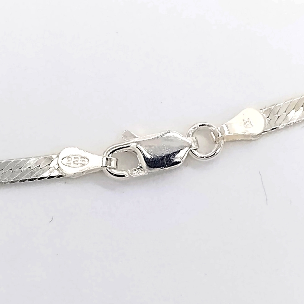 18" Sterling Silver .925 Magic Herringbone Chain-ITALY- LOWEST PRICE IN USA 2MM - Picture 7 of 9